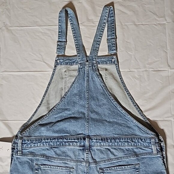 Isabel Maternity Size 14 Jean Shortall (shorts) Adjustable Back Waist Blue New - Picture 4 of 15